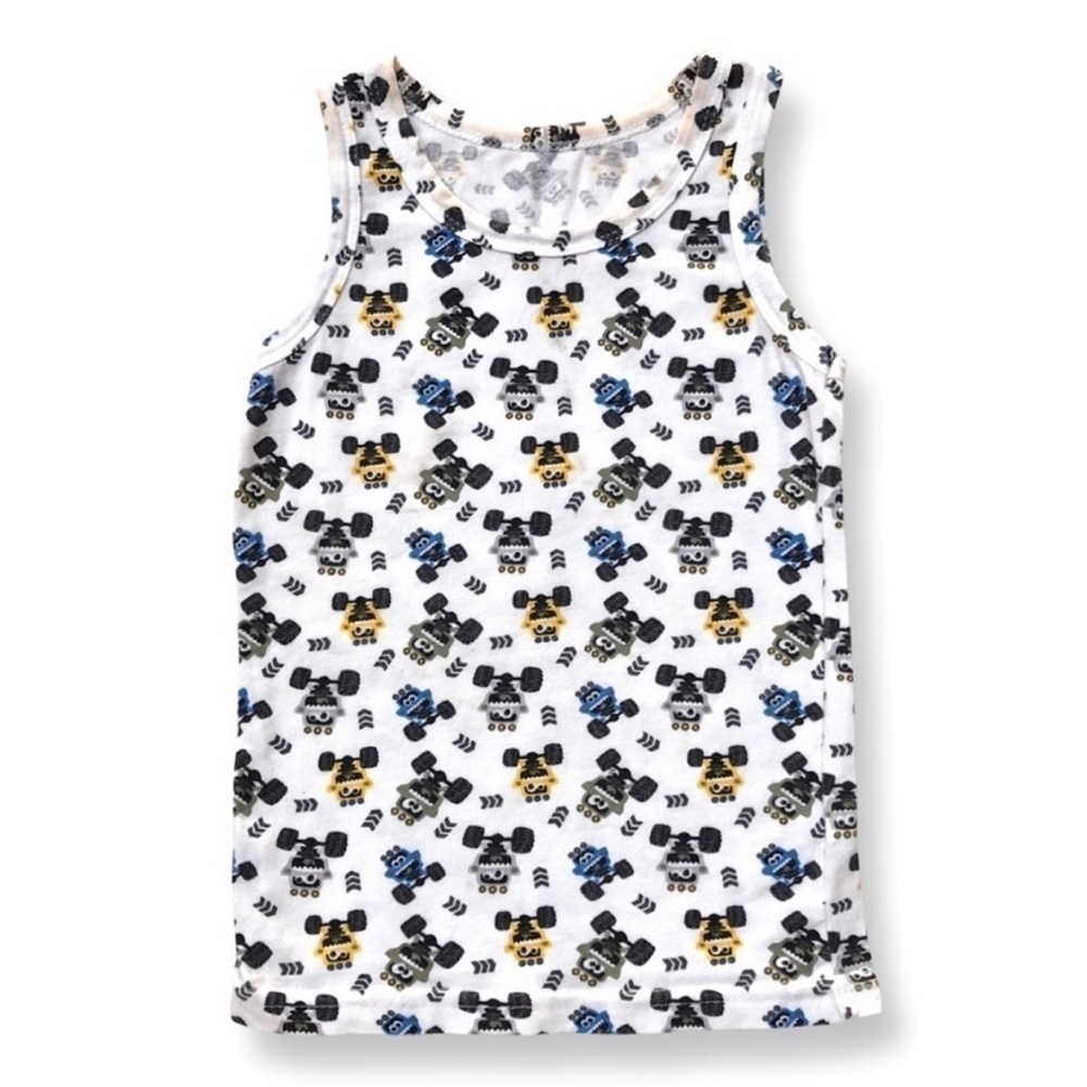 ⭐️ 5 for $25 A Set of 2 Cotton Toddler Tank Tops 2/3 Years - Picture 9 of 15